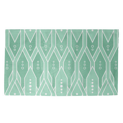 Tapis vert à motif treillis Mcguigan
