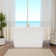 47" L x 27" W Modern Rectangular Freestanding Soaking Acrylic Small Bathtub with Integrated Seat, Non-Slip in Compact Bathrooms