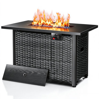 Round Natural Gas Outdoor Fireplace