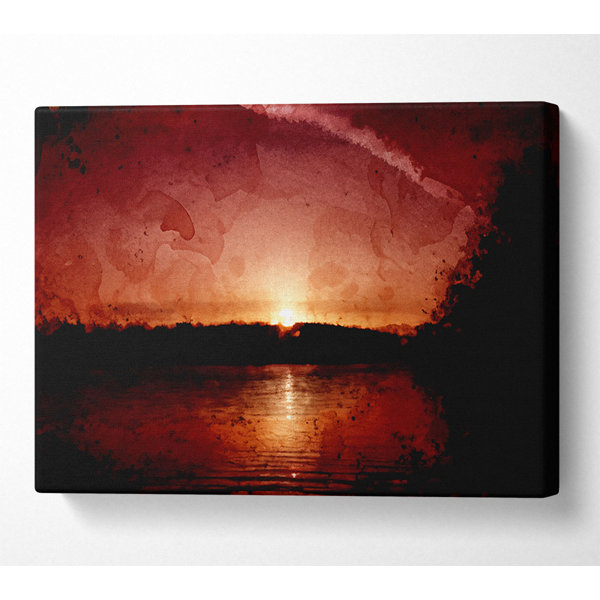 House of Hampton Sunblaze Ocean - Wrapped Canvas Art Prints | Wayfair.co.uk