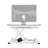 Adjustable Curved Metal Base Standing Desk Converter-67453130-67453131