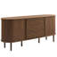 Buffet ovale cannelé de 67 po Harlan