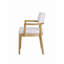Ensemble de table de salle à manger 5 pièces à finition chêne avec chaise assortie