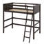 Lit mezzanine en bois avec échelle-1867699105