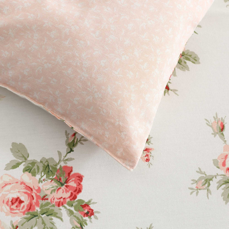 Ensemble d'édredon en coton Laura Ashley, Édredon pour très grand lit + 2 taies décorativ