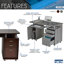 Bureau d'ordinateur complet avec rangement-1894112804