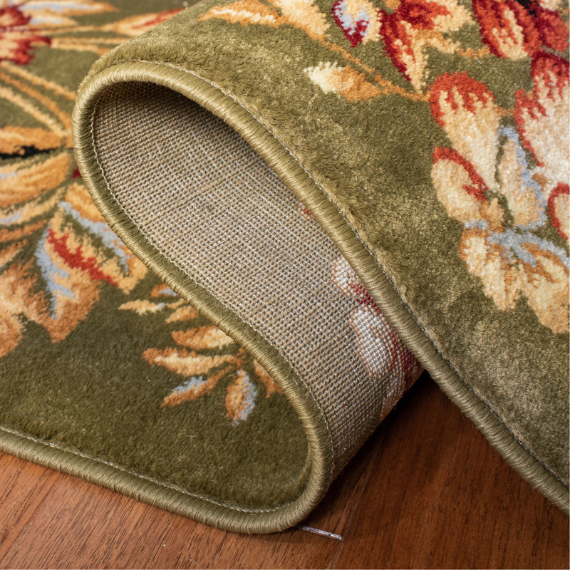 Carolane Performance Floral Rug, Round 7'