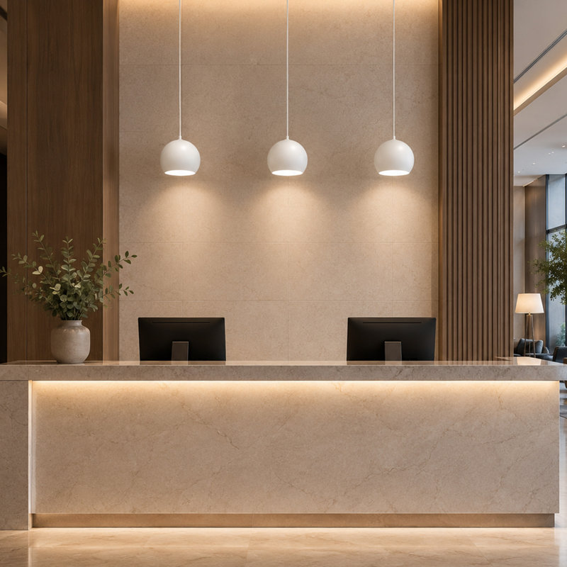 Luminaire suspendu Kanisha, Blanc