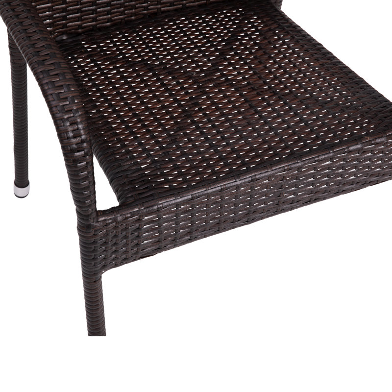 Fauteuils de salle à manger Zareya, Brun