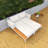 55" Wide Patio Daybed With Cushions-924742175