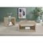 Table de bout carrée en bois d'ingénierie
