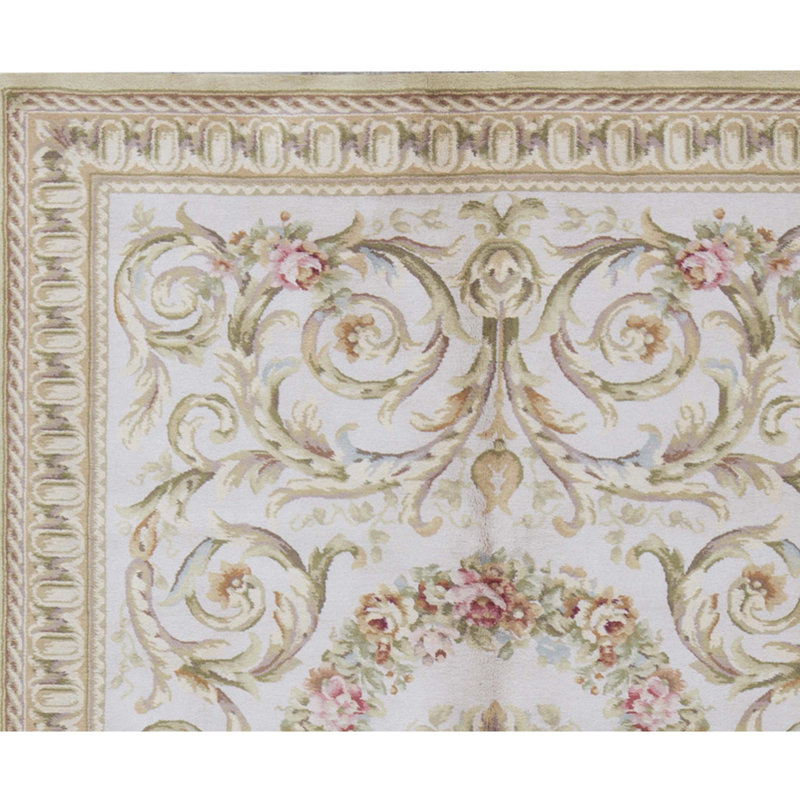 Wool Oriental Area Rug, Rectangle 5'9" x 8'9"