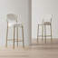 Ensemble de 2 tabourets de bar rembourrés-919438110
