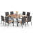 Mariana 8 - Person Patio Dining Set with Square Table , Cushions Included-91682826
