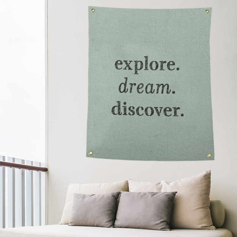 Tapisserie de polypropylène discover de rêve en polyester, H 80 po x l 59 po, Vert / Noir