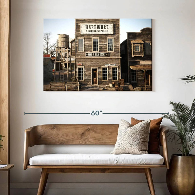 Lelar Western Hardware, 30" H x 45" W