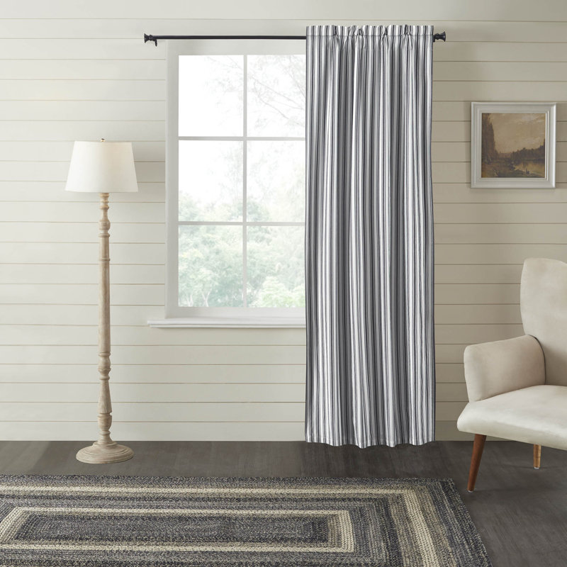 Sawyer Mill 100% Cotton Room Darkening Curtain Single Panel