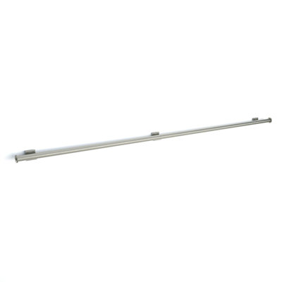 6' Ladder Rail Kit for Rolling Ladder Quiet Glide System (Includes: Rail, Brackets, Rail End caps)
