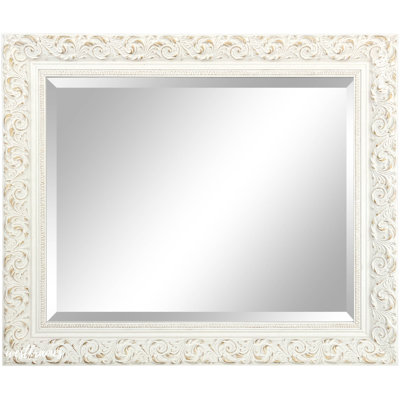 Bella French Ornate Embossed Framed Wall Mirror