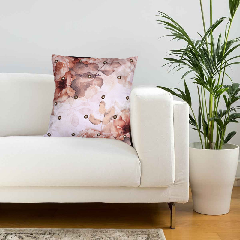 Floral Throw Pillow