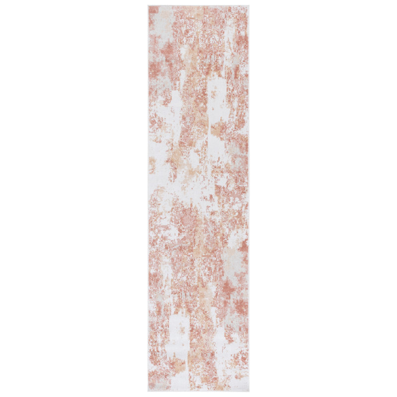 Bayside 128 Performance Machine Washable Abstract Rug, Runner 2'2" x 8'