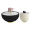 Table basse d'appoint moderne en cuir PU-209649681-209649690-209649688