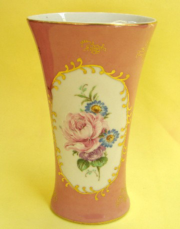 Vase de table en porcelaine rose 6,5 po Brunell