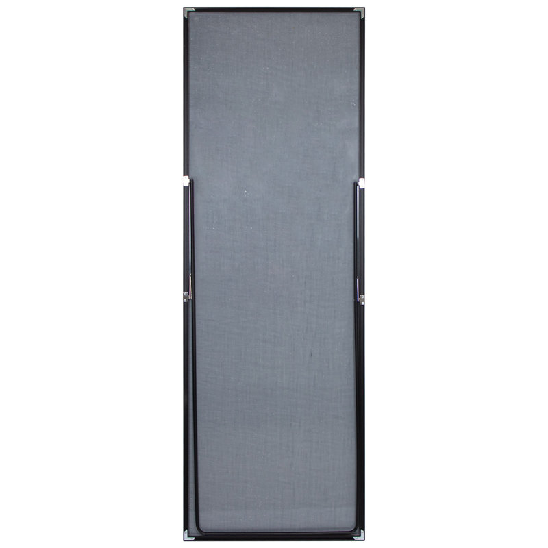 Lekha Metal Rectangle Floor Mirror, Black