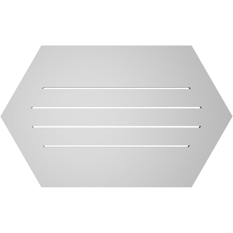 Évent horizontal fonctionnel à pignon en uréthane à surface horizontale Signature, H 22 po x l 36 po x P 1 po