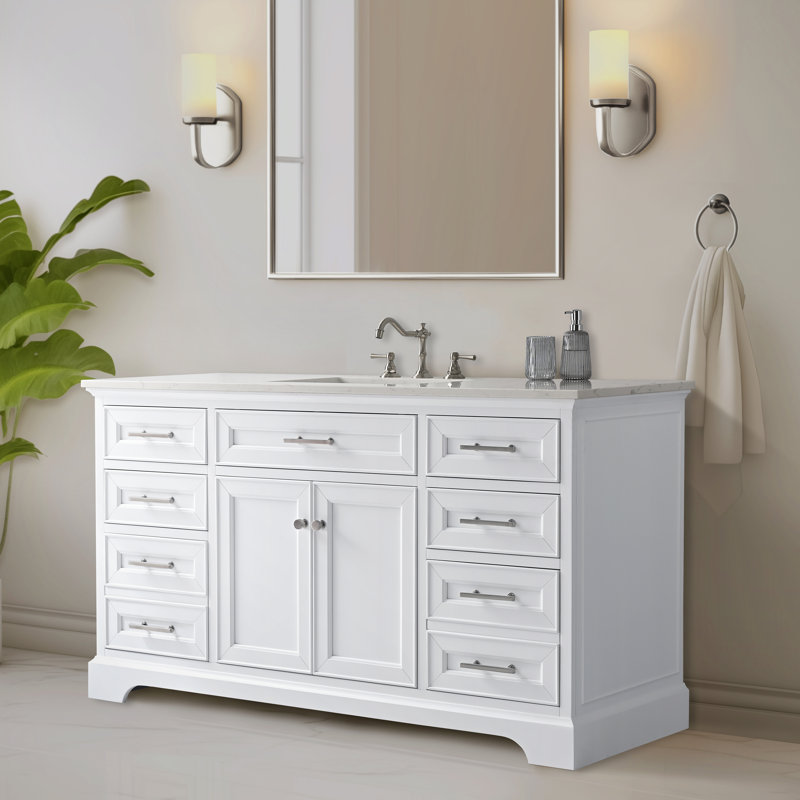 Haisley 60" W Single Vanity