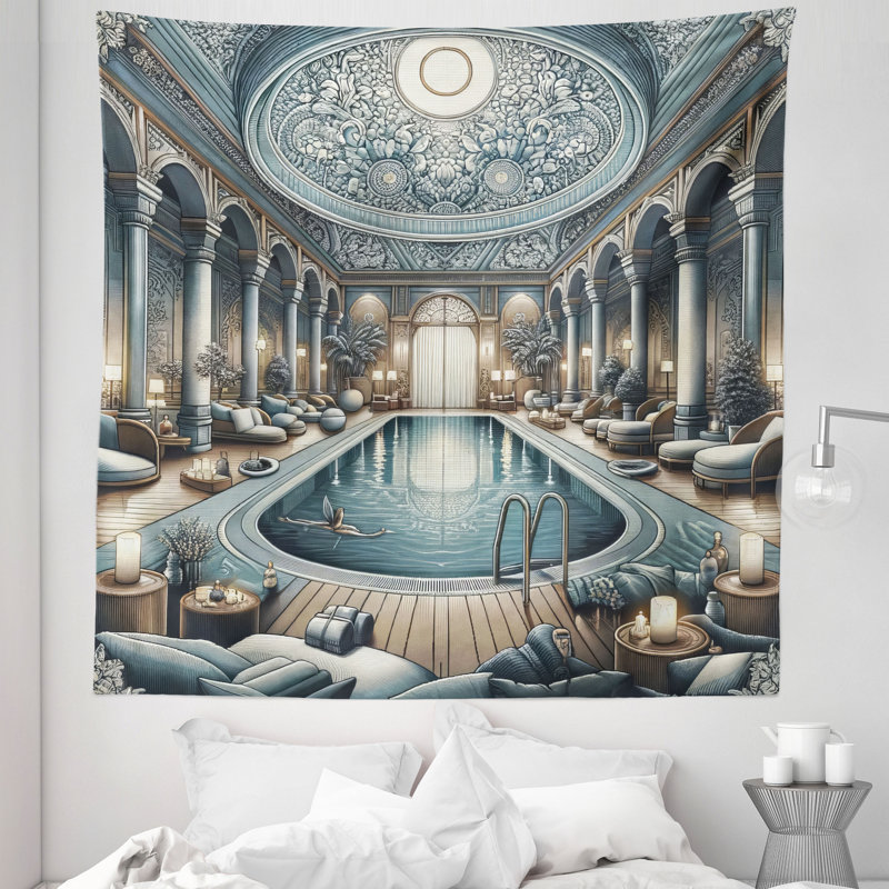 Tapisserie en microfibre, H 88 po x l 88 po