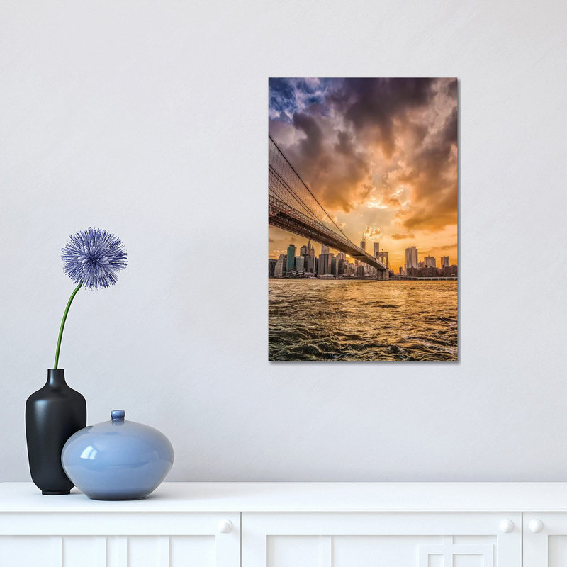 Bridge II by Glenn Taylor - Wrapped Canvas Print, 30.48 cm H x 45.72 cm W