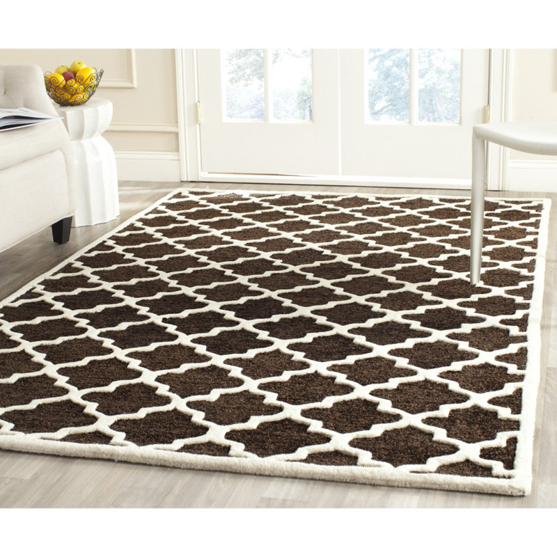 Precious Hand Tufted Performance Geometric Rug, Rectangle 5' x 8'