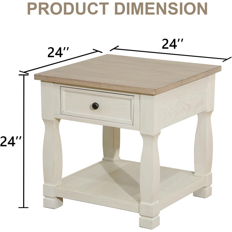 Table d'appoint multifonctionnelle d'inspiration rétro Trezdon