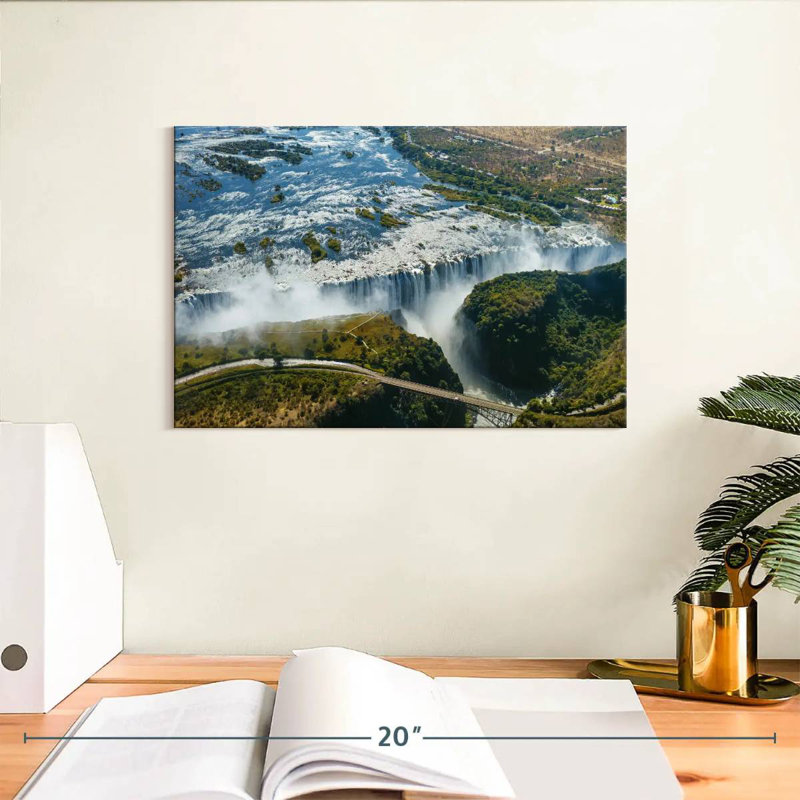 Rideau d'eau Alvord Victoria Falls, H 8 po x l 12 po
