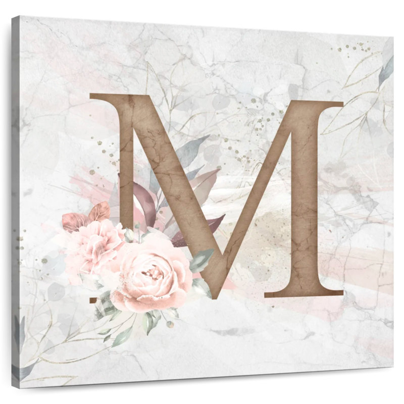 Tergel Floral Letter M