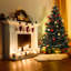 Arbre de Noël artificiel avec guirlandes de lumières DEL-930530743