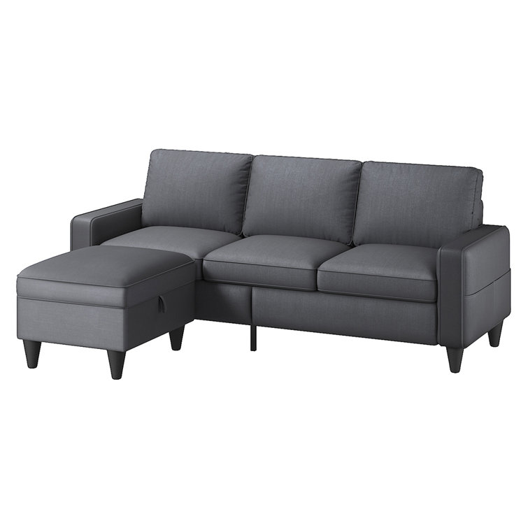 Litzie 78" Wide Reversible Sofa & Chaise, INCOMPLETE SET