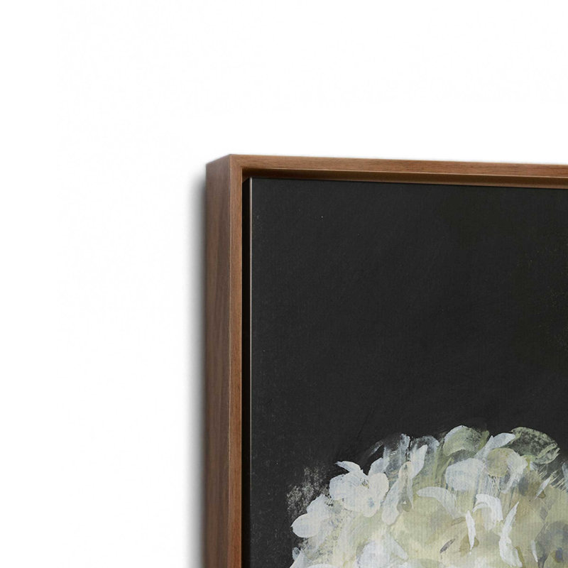 «Summer Simplicity» par Danhui Nai, reproduction d'art sur toile, H 12 po x l 12 po, Cadre flottant, Brun