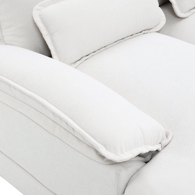 6 sièges avec coussin double et fonction bâbord élégante 8004Aaa-6 pieds en métal