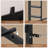 Twin Over Twin Bunk Bed With Desk,Twin Size Bunk Beds With Led Light & Charging Station & Storage Drawers,Metal Bed With Safety Guardrail & Ladder,For Kids & Teens,Space Saving-1366094246