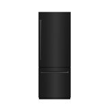 ZLINE 30 in. Built-In Refrigerator in Black Stainless with Graphite Gray Interior