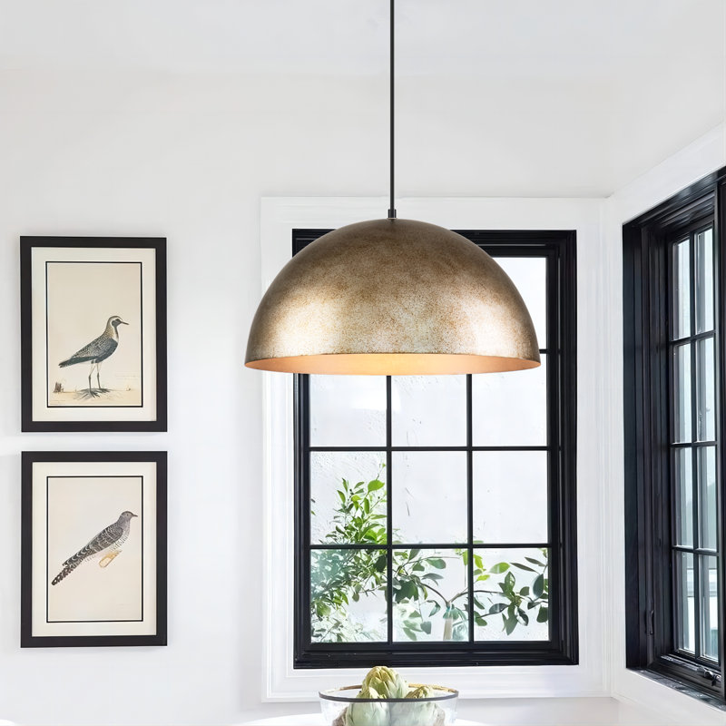 1 - Light Single Dome Pendant Light