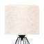 Lampe de table noire 16,5 po Lytham