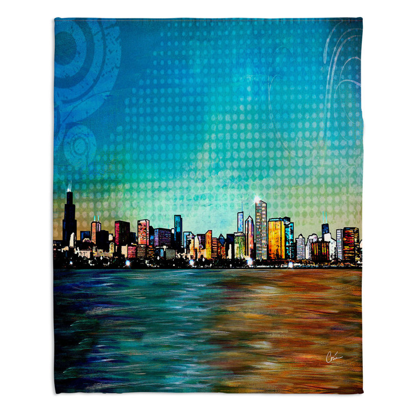 Hand Woven Throw Blanket, 51" x 60"