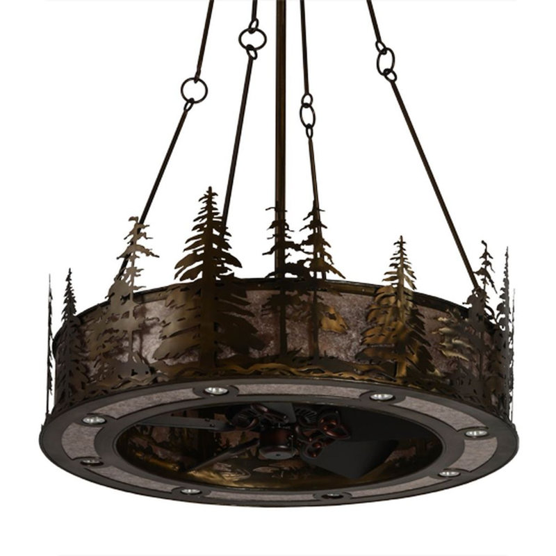 Tall Pines Downrod Ceiling Fan