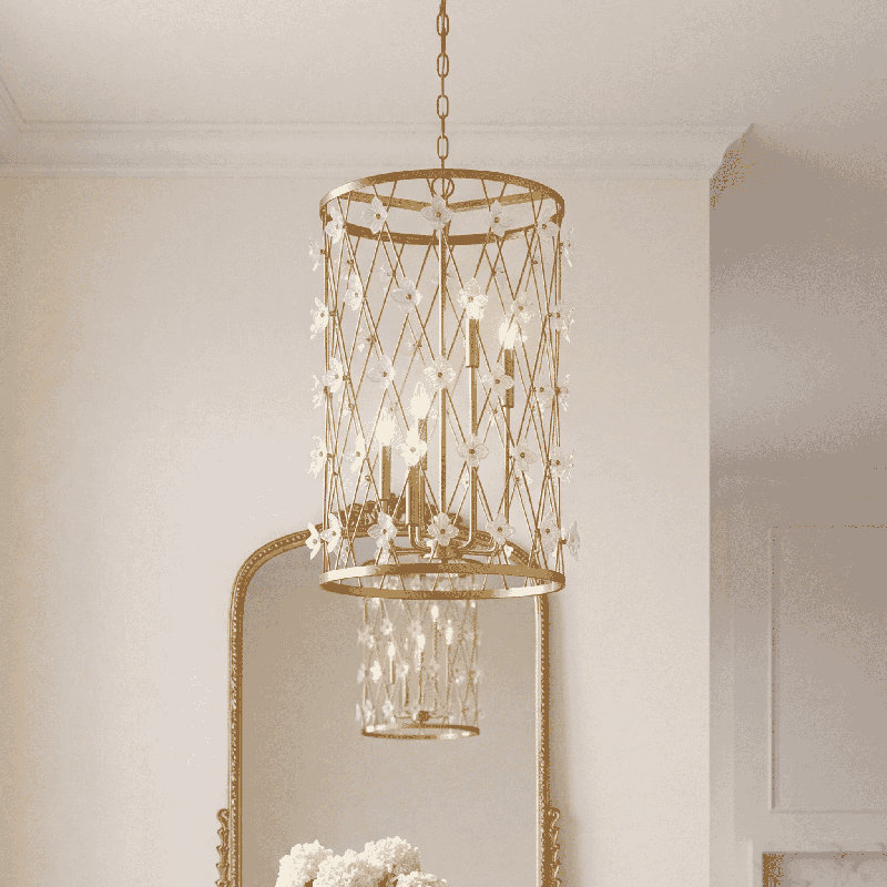 Bailey 6-Light Hubbs in Warm Brass