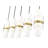 Bryelle 5 - Light Steel Dimmable Kitchen Island Linear Chandelier-825580214