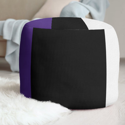 Upholstered Polyester Blend Cube