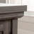File Credenza With Adjustable Shelf, Brown Finish